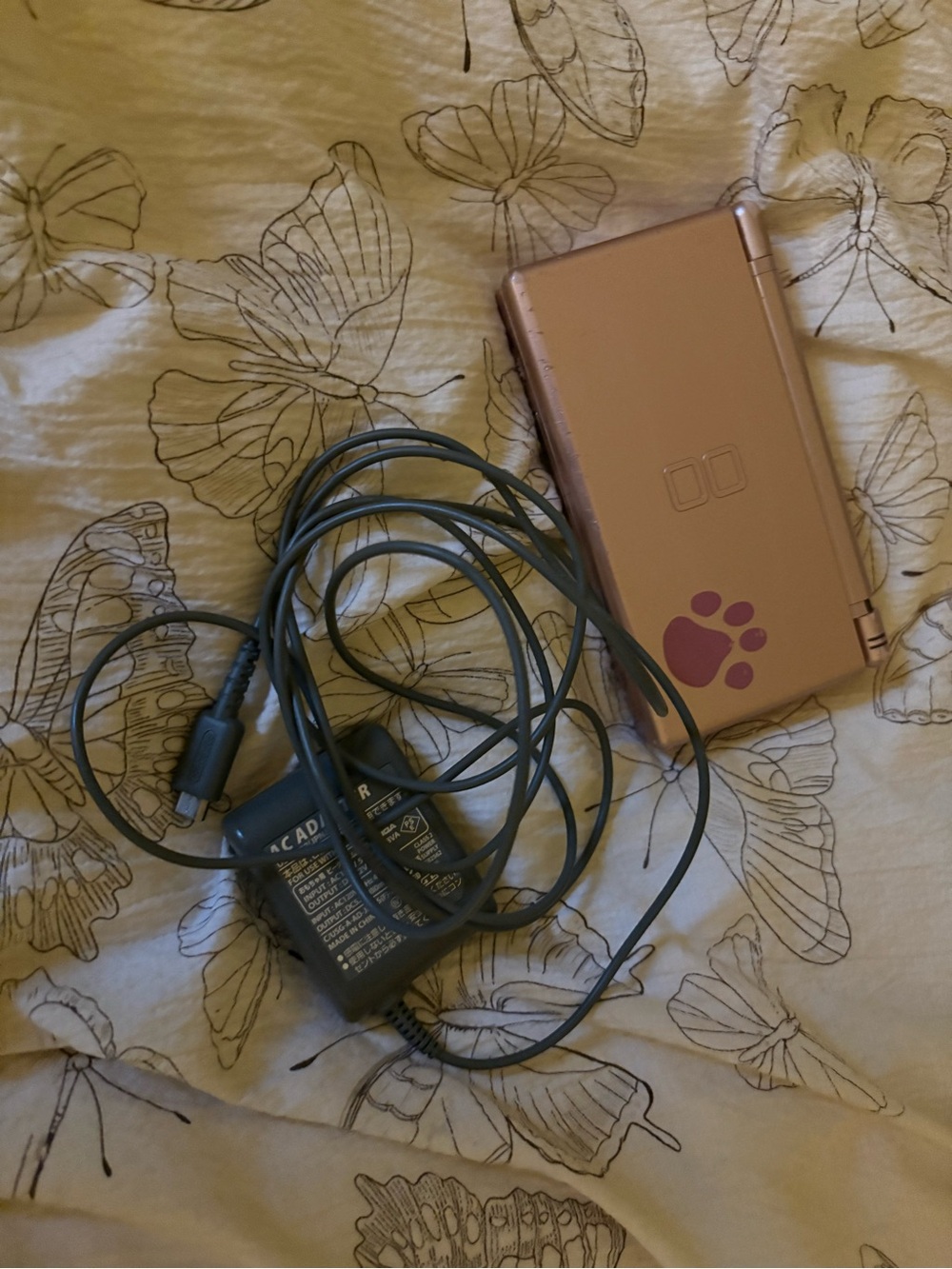Nintendo DS Nintendogs Edition Metallic Pink w/ Charger
